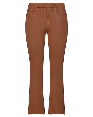 FRAME Bootcut Jeans Camel 91% Cotton, 6% Polyester, 3% Elastane