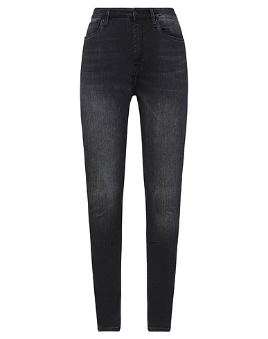 PEPE JEANS Denim trousers Black 87% Cotton, 10% Polyester, 3% Elastane