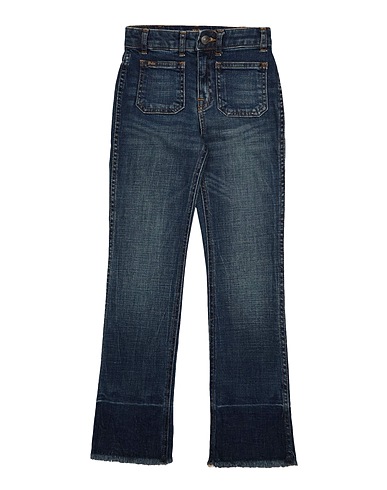 POLO RALPH LAUREN Denim pants Jenn Flare Denim Pant
 Blue 94% Cotton, 5% Recycled cotton, 1% Elastane