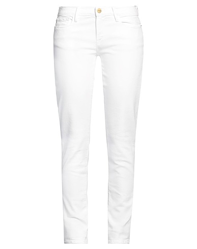 FRAME Denim pants White 99% Cotton, 1% Elastane