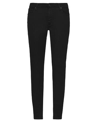 AG JEANS Denim trousers Black 42% Cotton, 32% Rayon, 17% Lyocell, 8% Polyester, 1% Elastane