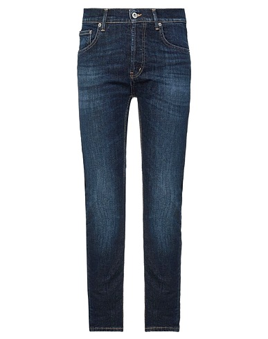 DONDUP Denim trousers Blue 98% Cotton, 2% Elastane