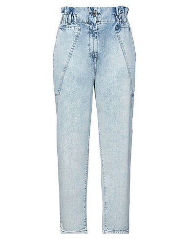 VICOLO Denim pants Blue 100% Cotton