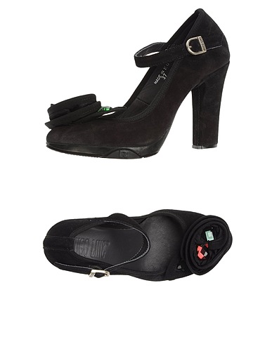 RUCOLINE Court Black Leather