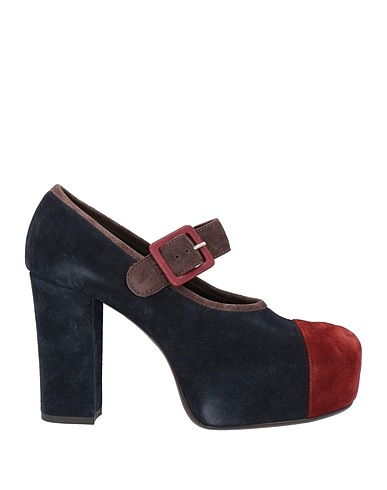 À TROIS Zapato de salón Azul noche Cuero