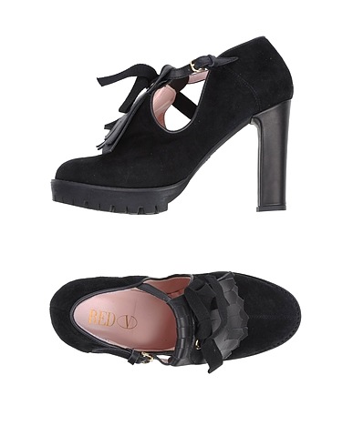RED(V) Loafers Black Leather