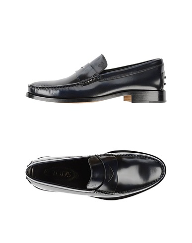 TOD'S Loafers Midnight blue Leather