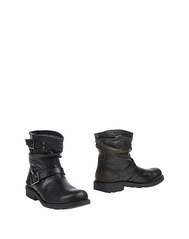 BIKKEMBERGS Ankle boot Black Calfskin