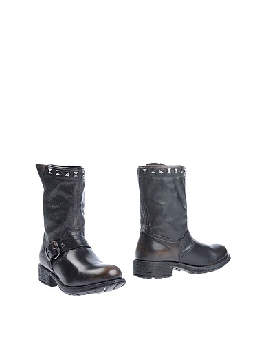 CULT Ankle boot Dark brown Soft Leather
