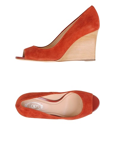TOD'S Pump Rust Soft Leather
