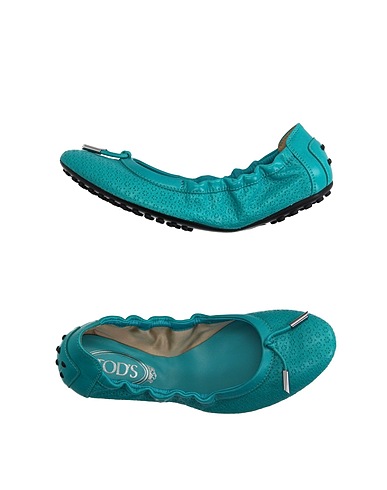 TOD'S Ballerinas Tūrkis Leder