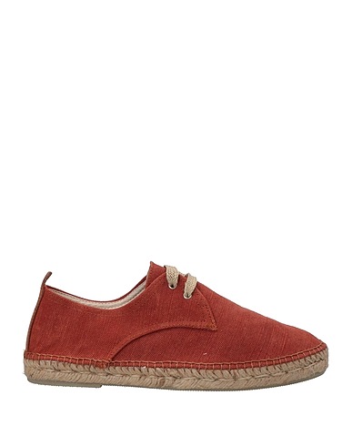 TONI PONS Espadrilles Brick red Textile fibres, Soft Leather