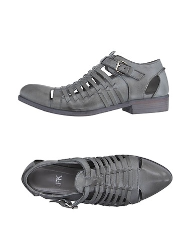 JFK Mocassino Grigio Pelle