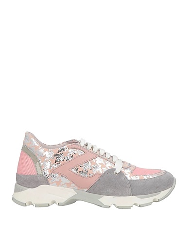CARLO PAZOLINI Sneakers Pink Leather, Textile fibers