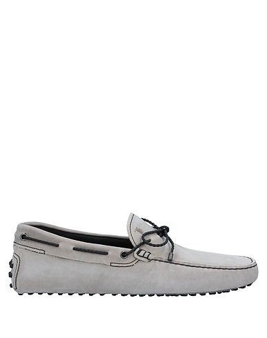 TOD'S Mocassino GRIGIO CHIARO Pelle