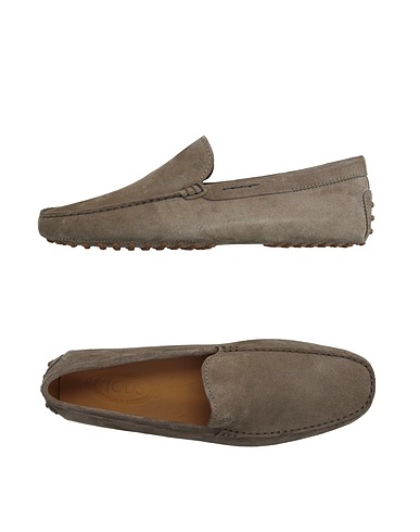 TOD'S Mocassino Grigio Pelle