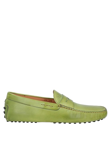 TOD'S Loafers Light green Leather