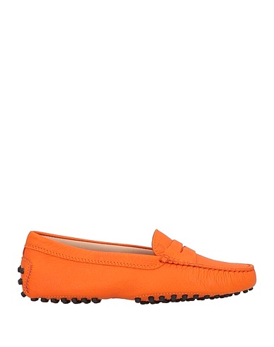 TOD'S Loafers Orange Calfskin