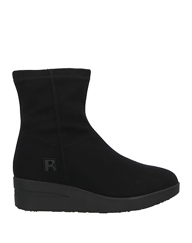 RUCOLINE Ankle boot Black Textile fibers