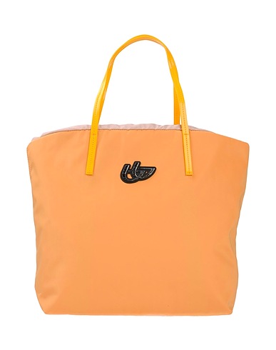BLU BYBLOS Handbag Yellow Textile fibres