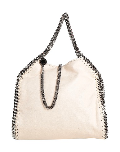 STELLA McCARTNEY Handbag Ivory Textile fibers