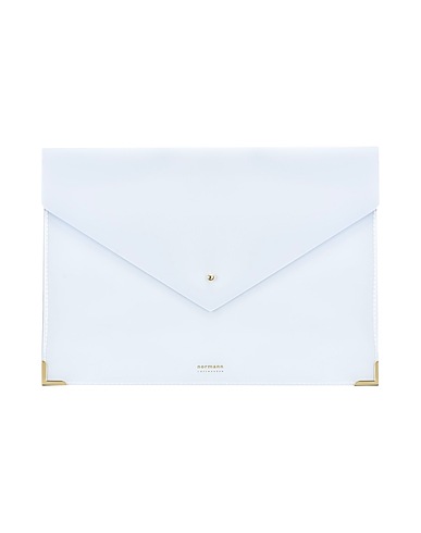 NORMANN COPENHAGEN Handtasche Envelope Folder Large Daily Fiction Hellgrau Plastik