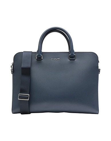 MICHAEL KORS MENS Handbag Midnight blue Soft Leather