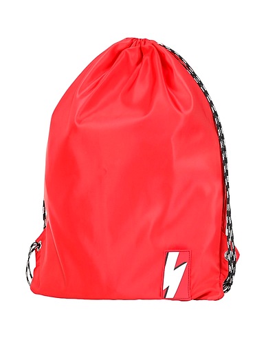 NEIL BARRETT Zaini Rosso Fibre tessili