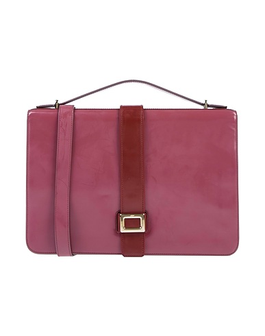 ROGER VIVIER Handbag Burgundy Soft Leather