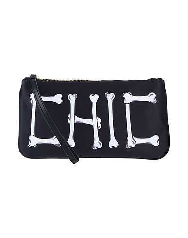 MOSCHINO CHEAP AND CHIC Handbag Black Polyester, Polyurethane