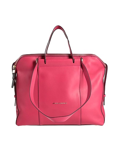PIQUADRO Shoulder bag Magenta Cow leather