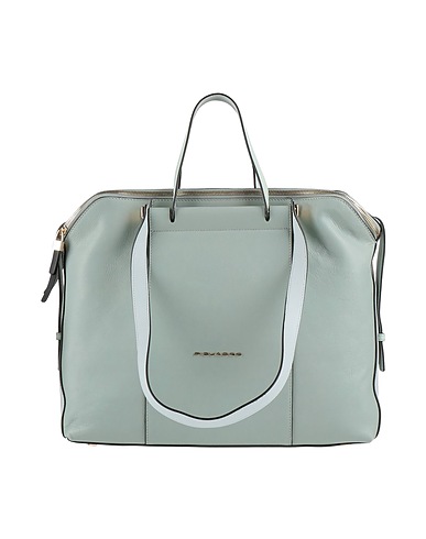 PIQUADRO Shoulder bag Sage green Cow leather