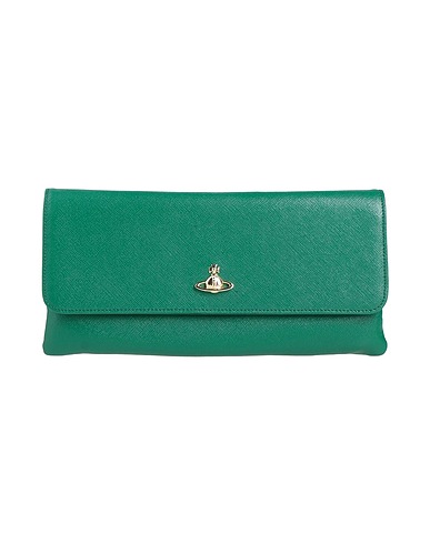 VIVIENNE WESTWOOD Handtasche VERDE SMERALDO 100% Rindsleder