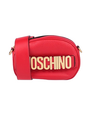 MOSCHINO Across-body bag Red Leather