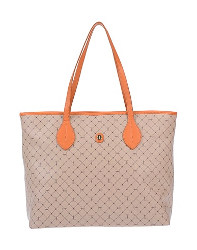 TRUSSARDI Handbag Light brown Soft Leather