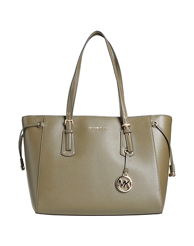 MICHAEL MICHAEL KORS Bolso de mano VOYAGER
 Verde militar 100% Piel de bovino