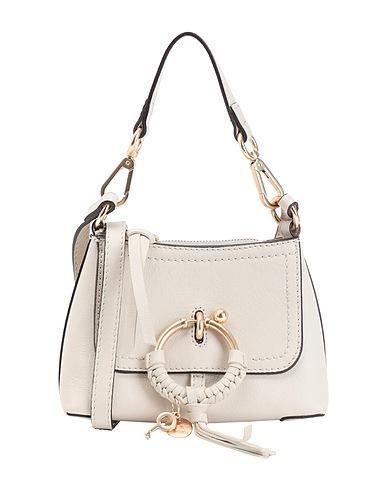 SEE BY CHLOÉ 크로스백 JOAN MINI
 아이보리 100% 보바인 가죽