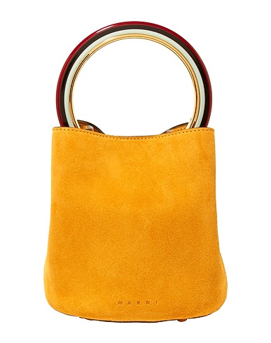 MARNI ハンドバッグ マリーゴールド 柔らかめの牛革