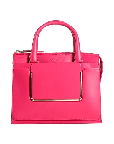 ROGER VIVIER Сумки с короткими ручками и клатчи Маджента Кожа