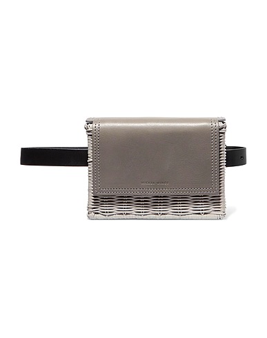 WICKER WINGS Belt Bags Grey Cowhide