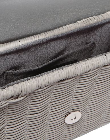 Shop Wicker Wings Woman Belt Bag Grey Size - Cowhide