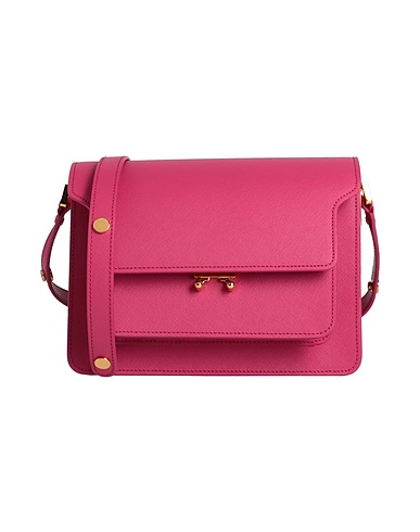 MARNI Across-body bag Fuchsia 95% Bovine leather, 5% Brass