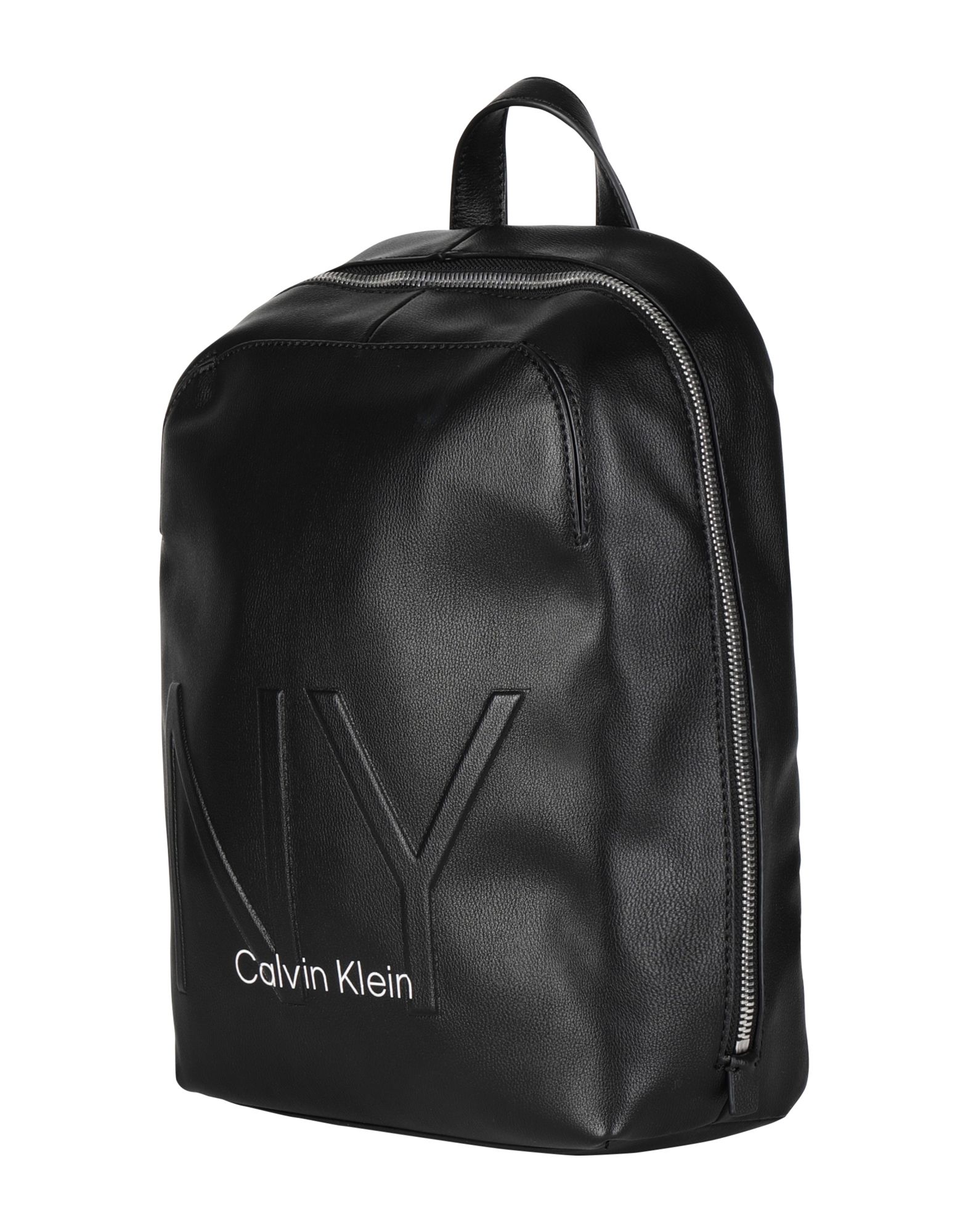 leather calvin klein backpack