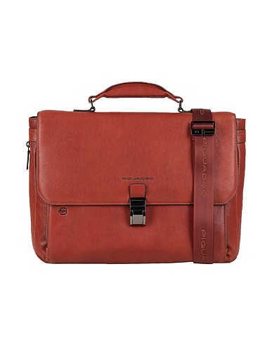 PIQUADRO Handbag Brick red Soft Leather