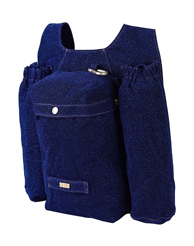 GCDS Rucksacks Blue 60% Cotton, 40% Polyester
