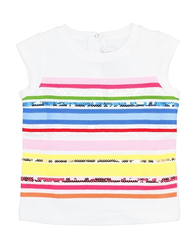 SIMONETTA MINI T-shirt White 94% Cotton, 6% Elastane