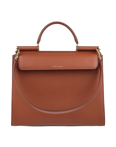 DOLCE&GABBANA Handbag Brown Leather