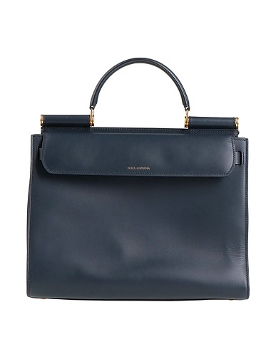 DOLCE&GABBANA Handbag Navy blue Leather