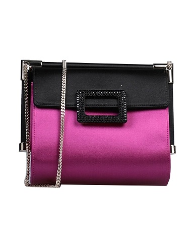 ROGER VIVIER Τσάντα ταχυδρόμου Βιολετί Ίνες υφασμάτων