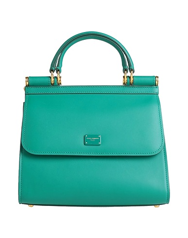 DOLCE&GABBANA Sac à main Vert émeraude Cuir de veau